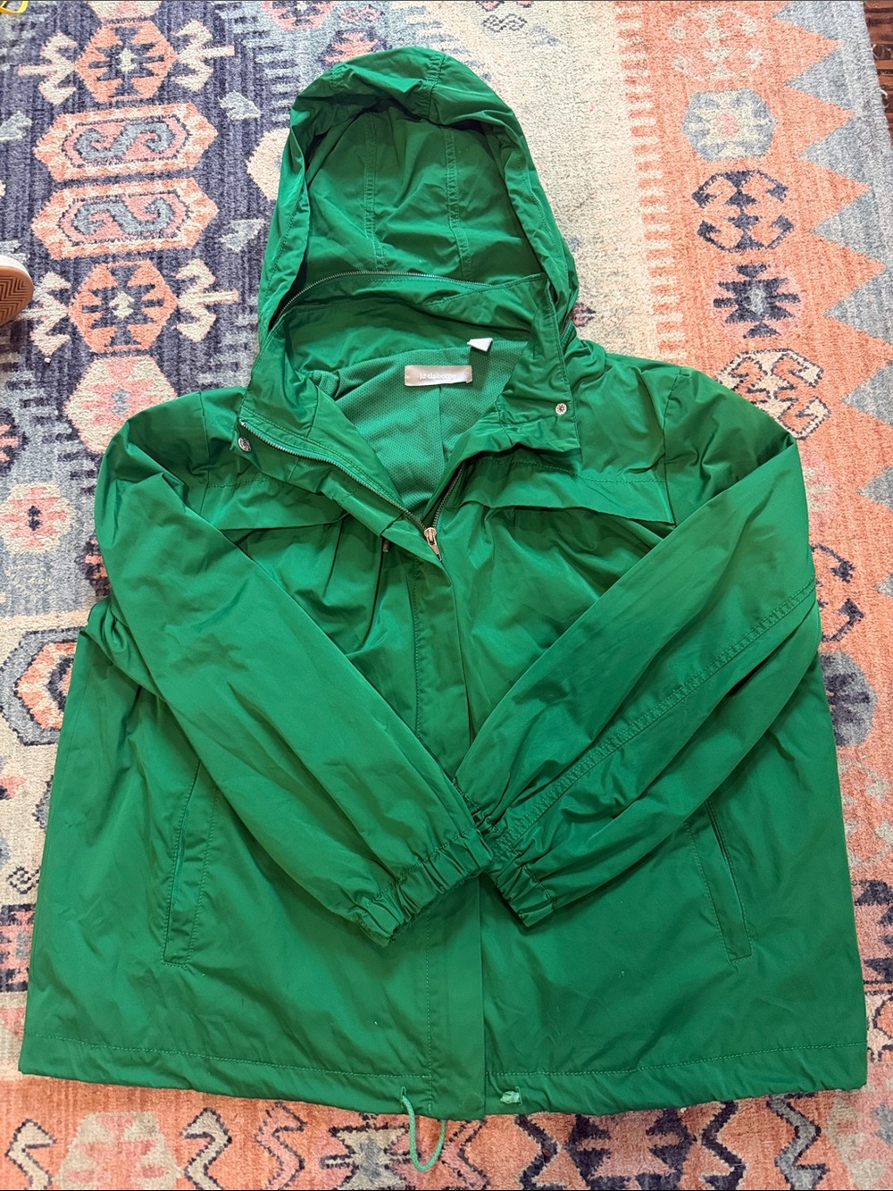 Liz Claiborne Green Hooded Utility Jacket